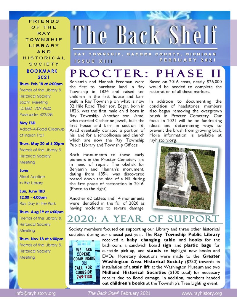 Friends Group Meeting Thursday 2/18