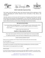 FRTLHS 2023 Calendar Sponsorship FRTLHS 2023 Calendar Sponsorship