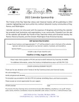 FRTLHS Seeking 2022 Calendar Sponsors