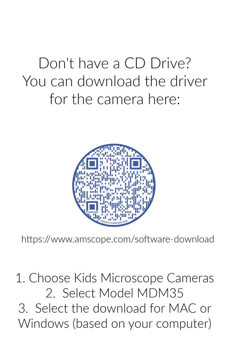 Software Download instructions and link